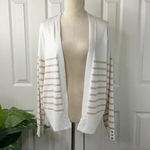 Verve Ami Womens White Cardigan Size XL